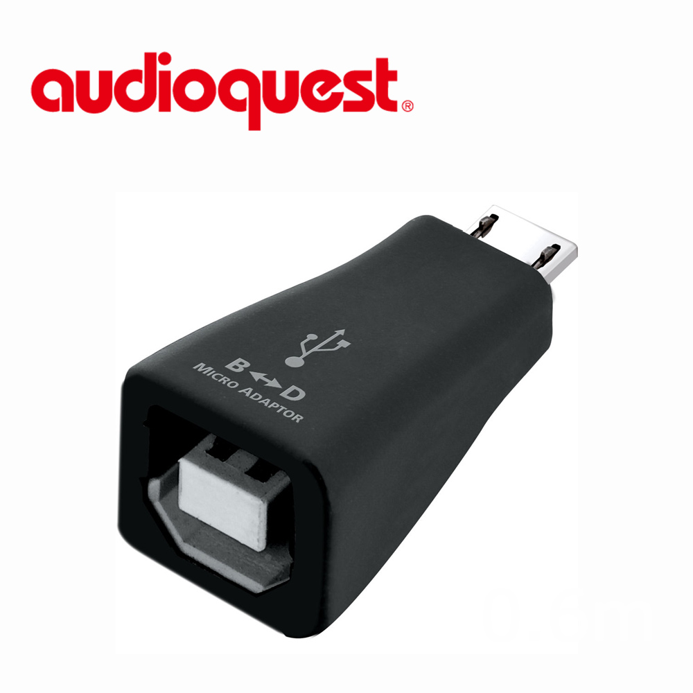 美國線聖 AudioQuest USB B to Micro Adapter轉接器