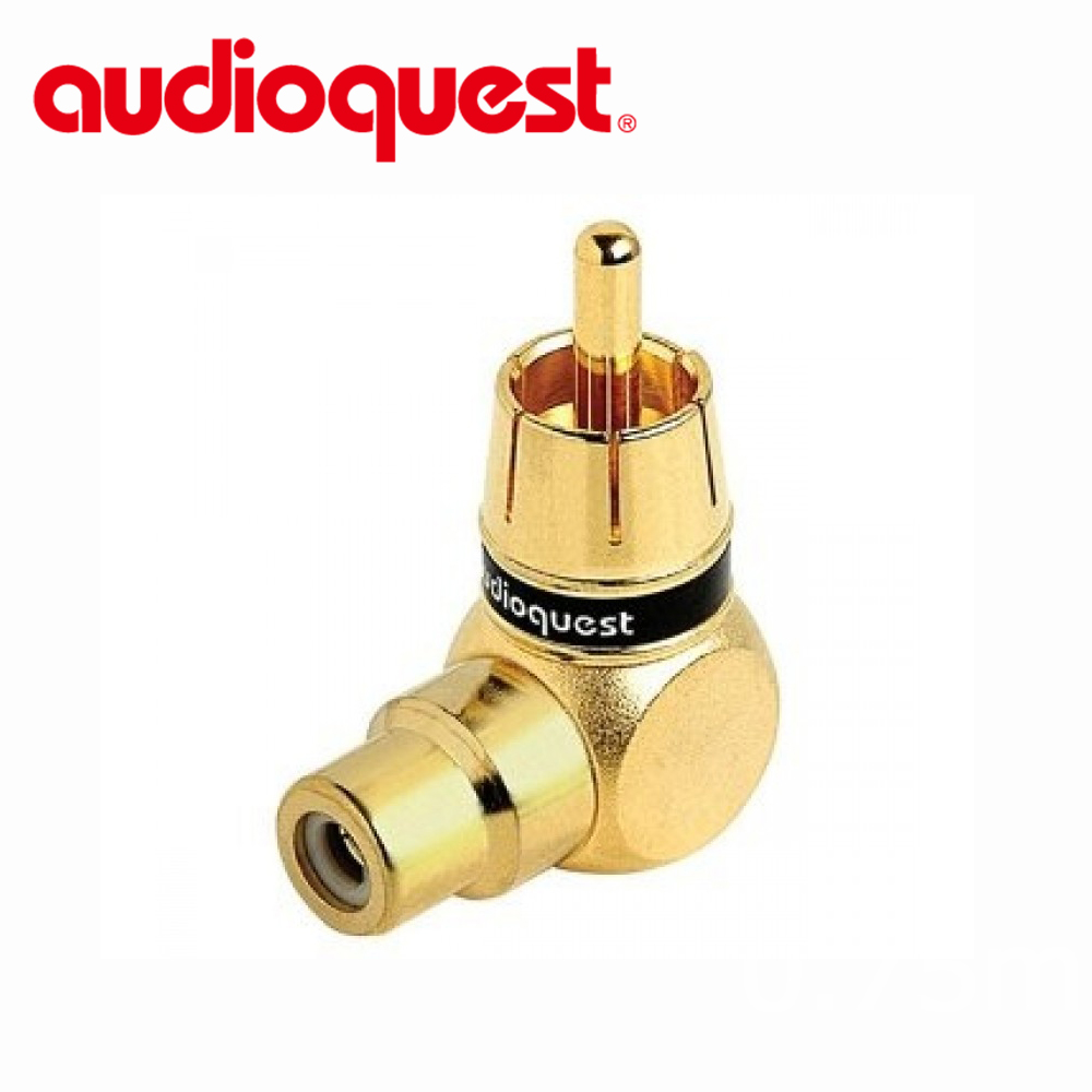 美國線聖 AudioQuest RCA 90度 轉換接頭