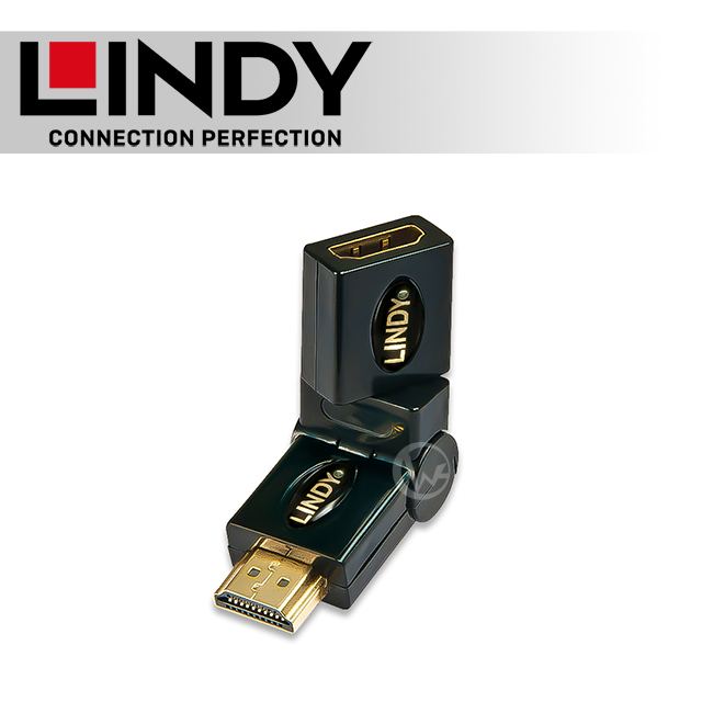LINDY 林帝 HDMI(Type-A) 公 to 母 3D轉接頭 (41096)