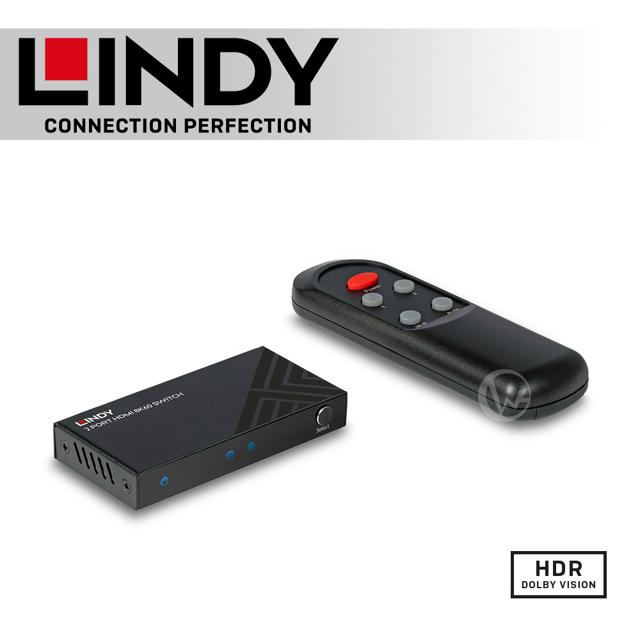 lindy 林帝 hdmi 8k@60hz 二進一出影像切換器 (38337)