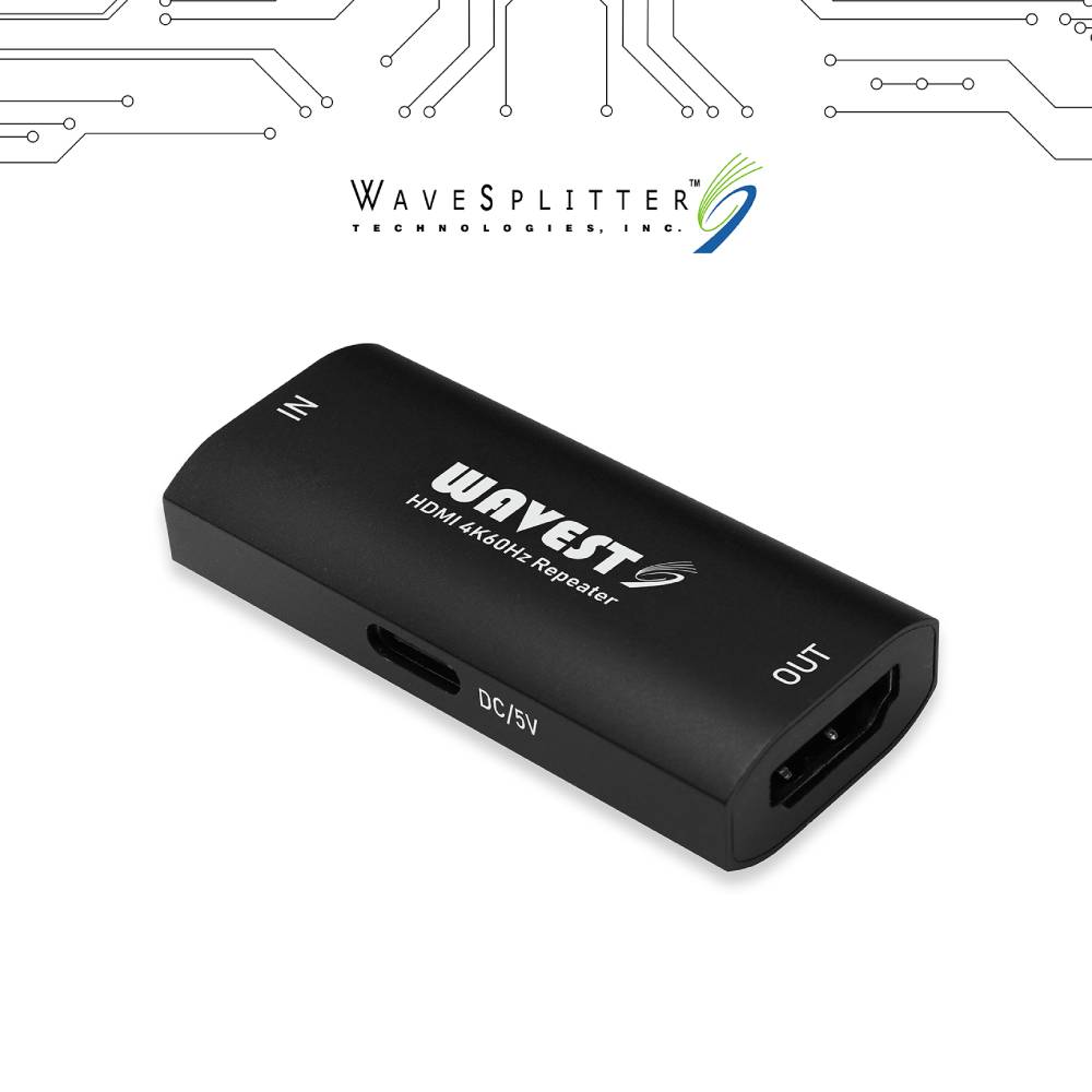 WAVESPLITTER 威世波 HDMI 4K@60Hz 影像訊號放大器 (WST-LRP002)