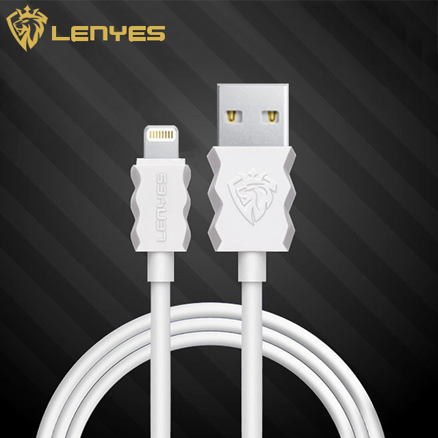 Lenyes冷野獅 Lightning to USB快速充電傳輸線 白 1M