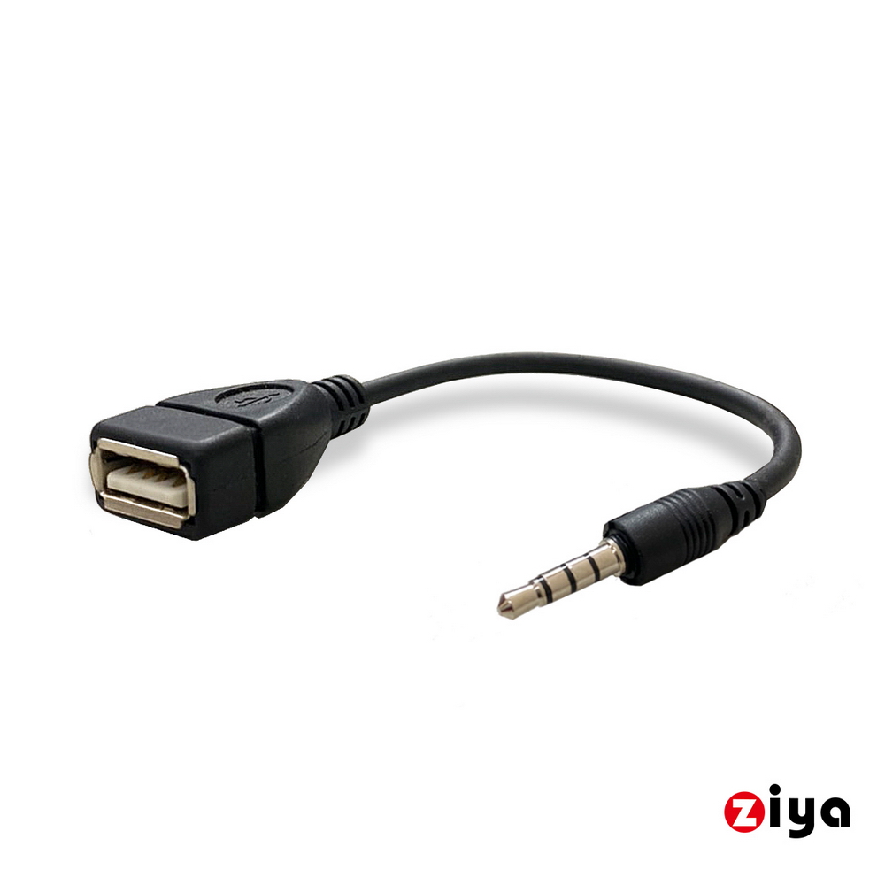 [ZIYA USB轉接線 OTG USB-A母 to 3.5mm公 輕巧款