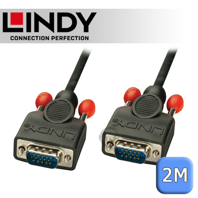 LINDY 林帝 VGA 公 to 公 傳輸線 2m (31441)