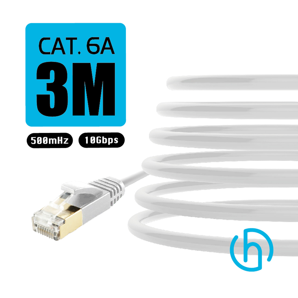 [HARK CAT.6A超高速工程級網路線3米(2入)