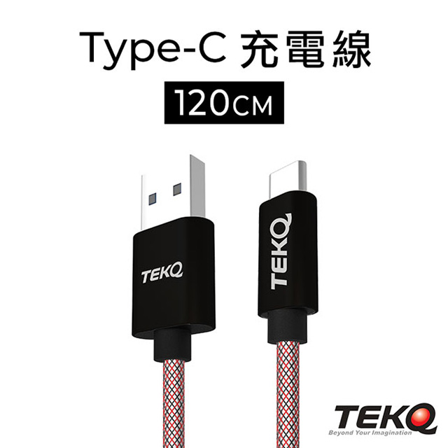 TEKQ uCable Type-C to USB 2.0 資料傳輸充電線 120cm