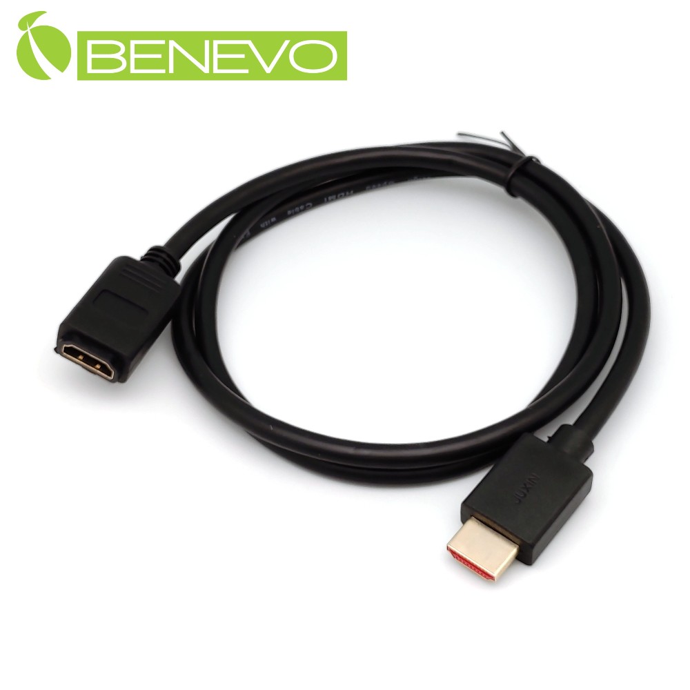 BENEVO 1米 高畫質鍍金接頭HDMI2.0影音延長線
