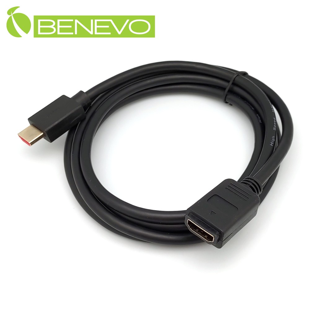 BENEVO 2米 高畫質鍍金接頭HDMI2.0影音延長線
