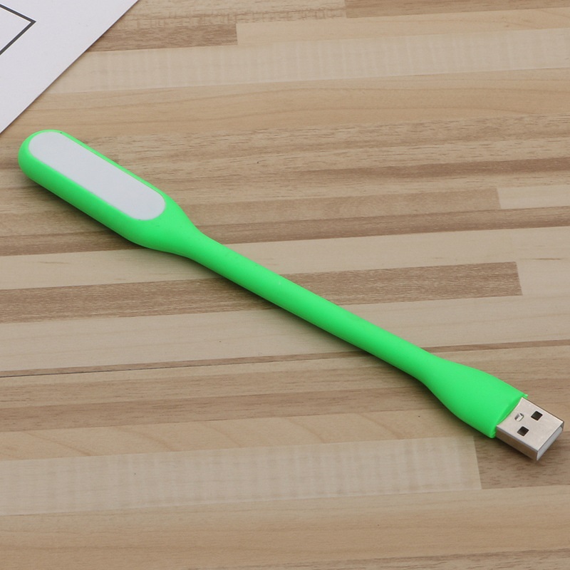 小米同款 USB款 LED隨身小夜燈 隨身燈 小夜燈 LED隨身燈 手持可彎曲 - 綠色 【5入】