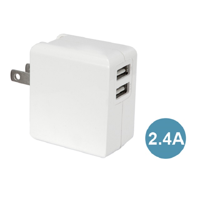 Topcom 2.4A 雙輸出 USB充電器