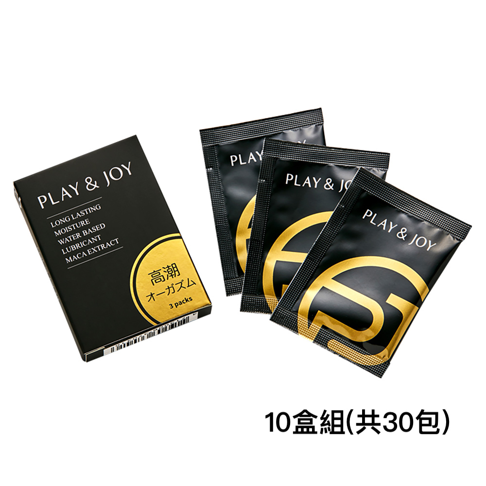 PLAY & JOY 瑪卡熱感隨身盒-10盒組(共30包)