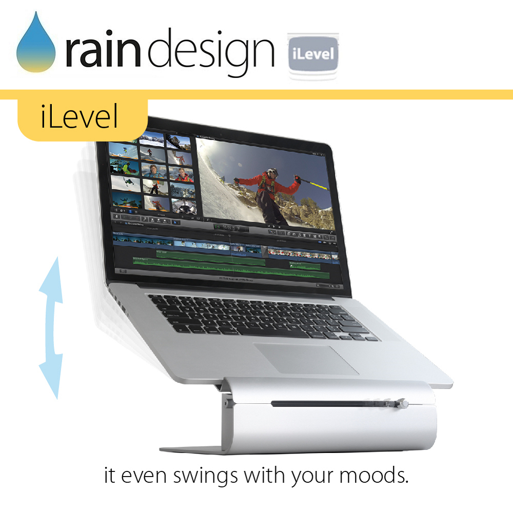 Rain Design iLevel 2可調式全鋁筆電架