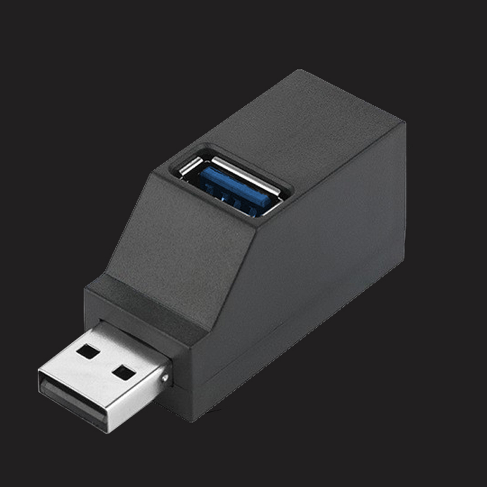 三孔USB迷你擴充座(1入)(usb-001)