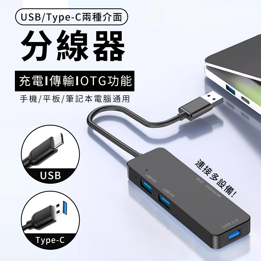ZestQ HUB網路集線器 Type-c 5合1轉換器 USB 3.0多功能充電高速傳輸轉接頭 分線器