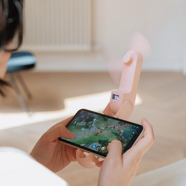 新款充電可擕式伸縮折疊隨身電風扇