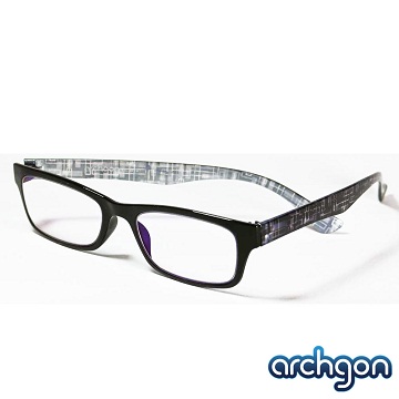 archgon亞齊慷 紐約都會風-時尚黑 濾藍光眼鏡 (GL-B101-K)
