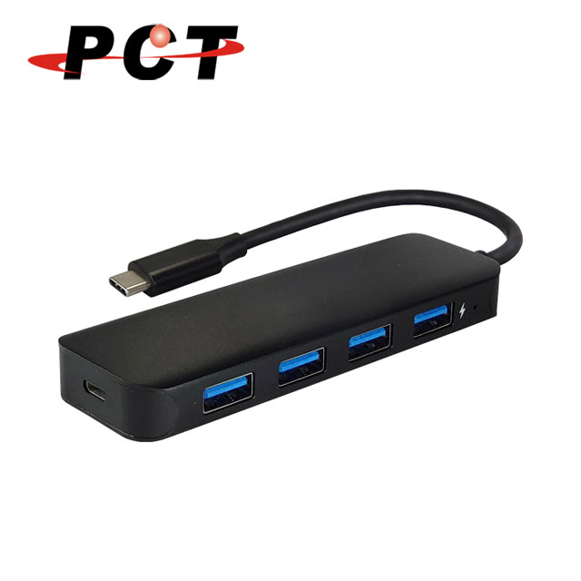 【PCT】USB-C 轉 4 埠 USB 3.0 Hub 含 BC(UH1431C)