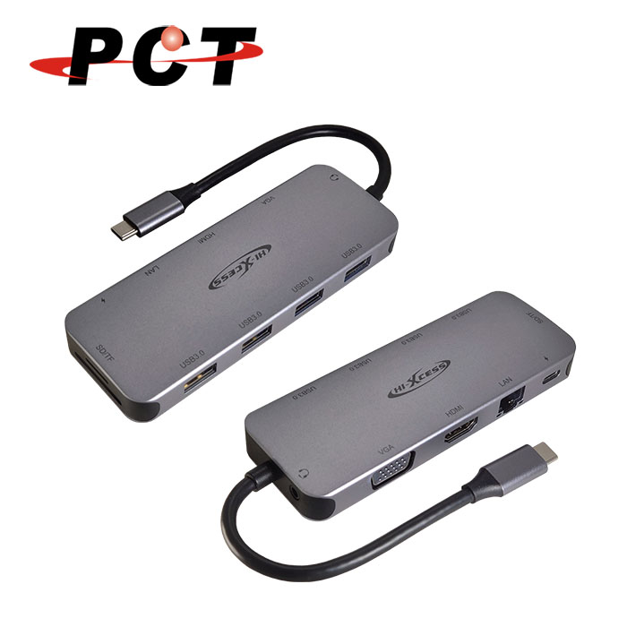 【PCT】USB-C 11 合 1 擴充座(PK111)