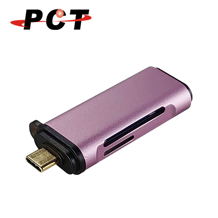 【PCT】USB-C SD / TF 讀卡機(TS102C-N)