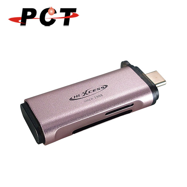 【PCT】USB-C SD / TF 讀卡機(TS102C-N)