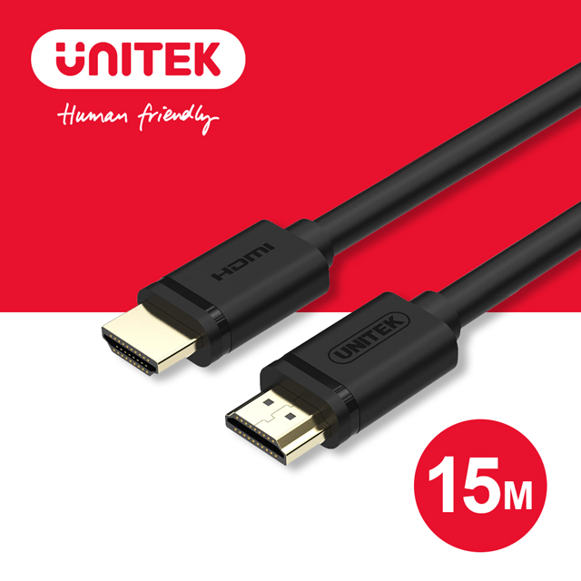 UNITEK 1.4版HDMI高畫質數位傳輸線15M
