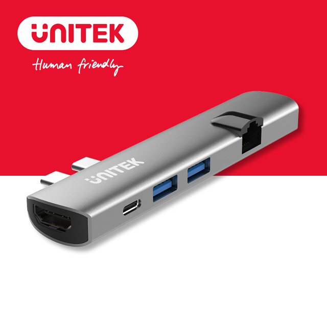 UNITEK USB3.1 Type-C Macbook Pro 多功能集線器