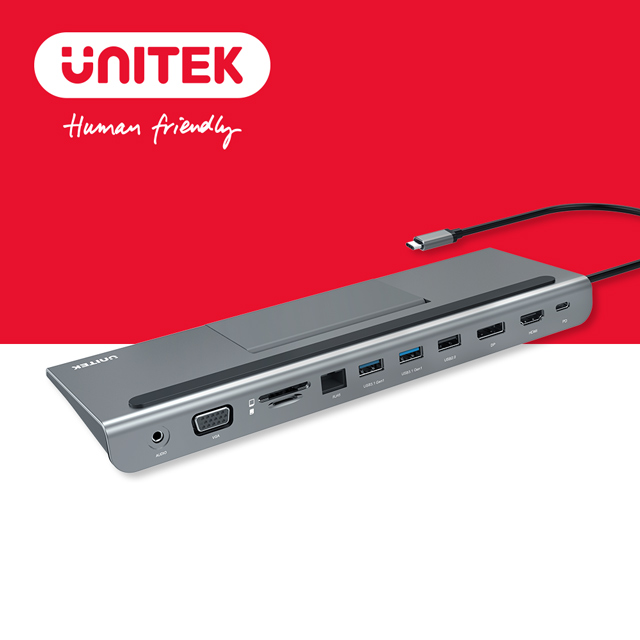 UNITEK USB3.1 Type-C 轉十一合一多功能擴展器