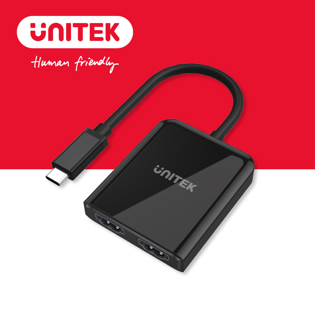 UNITEK USB-C to雙HDMI 2.0版轉換器
