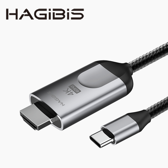 HAGiBiS海備思Type-C轉HDMI鋁合金4K高畫質轉換器