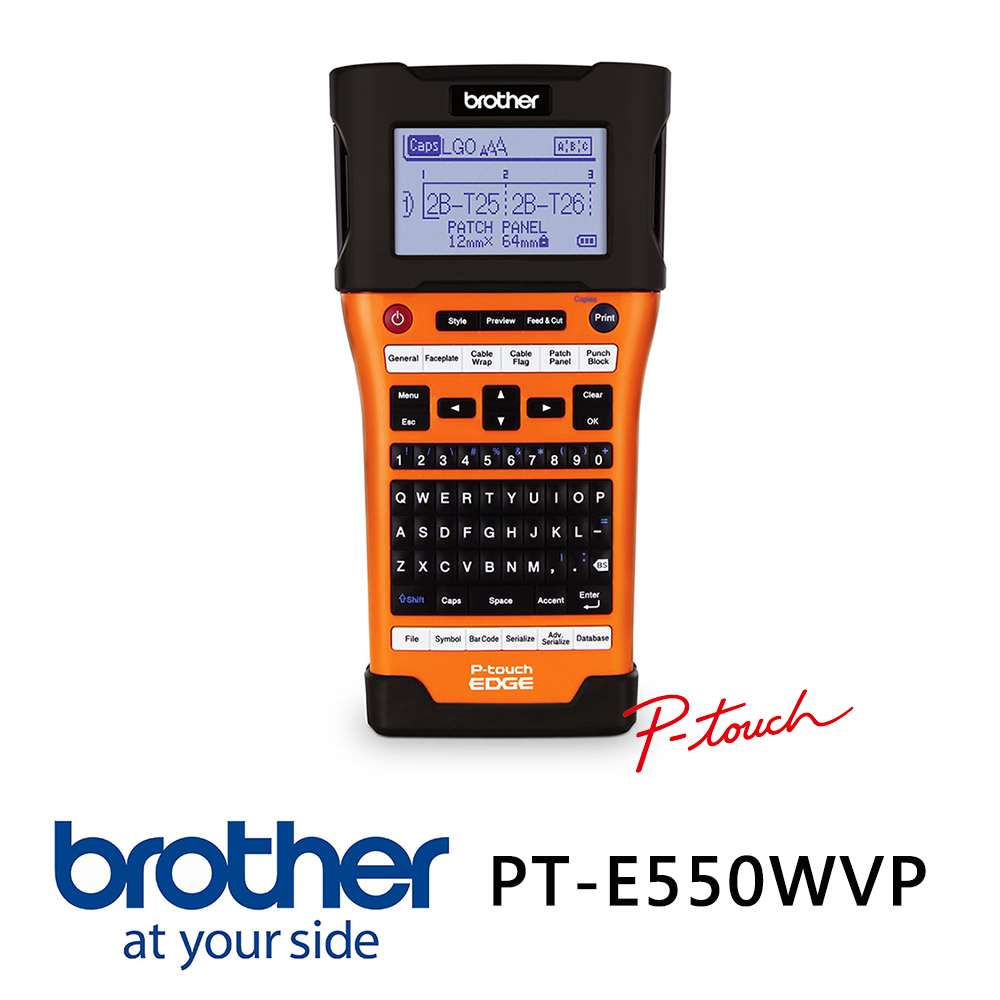 Brother PT-E550WVP 工業用行動手持式標籤機