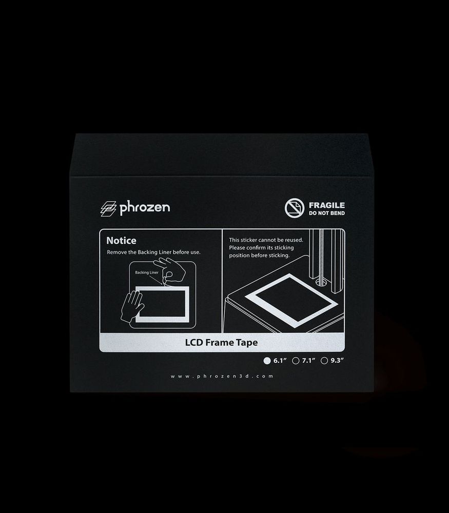 Phrozen 6.1 Sonic mini 4k & Sonic 4k 2022 LCD黑色框貼