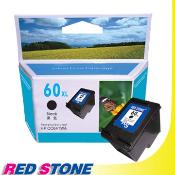 RED STONE for HP CC641WA環保墨水匣(黑色)NO.60XL高容量