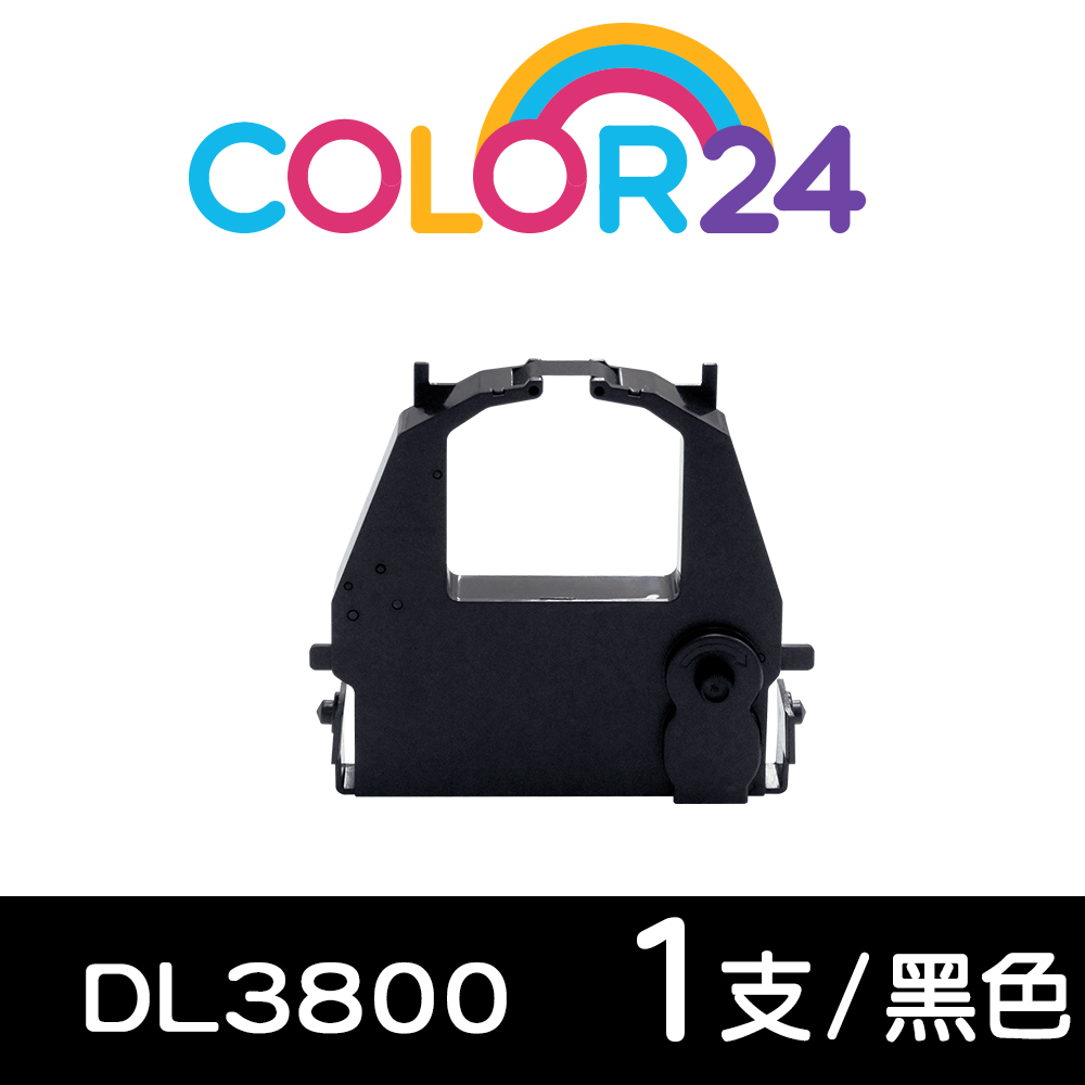 【COLOR24】for Fujitsu DL3800 黑色相容色帶 /適用DL-3850+/DL-3750+/DL-3800 Pro/DL-3700 Pro