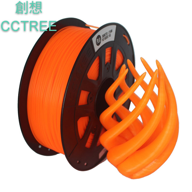 創想CCTREE PLA3D列印線材1.75mm淨重1KG橙色