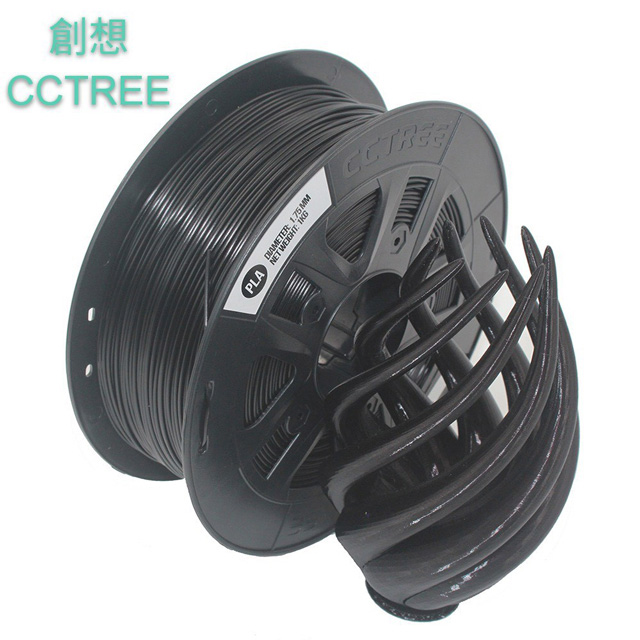 CCTREE 3D列印線材 ST-PLA 1.75mm 1.0Kg 黑色(Black)