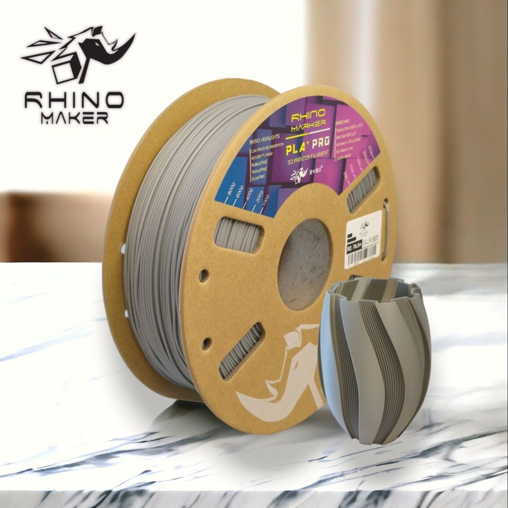 【RMK】平奢犀R1 PLA+ SALU 平光鋁灰 1.75mm 1kg 3D列印線材 RHINOMAKER 犀牛製印