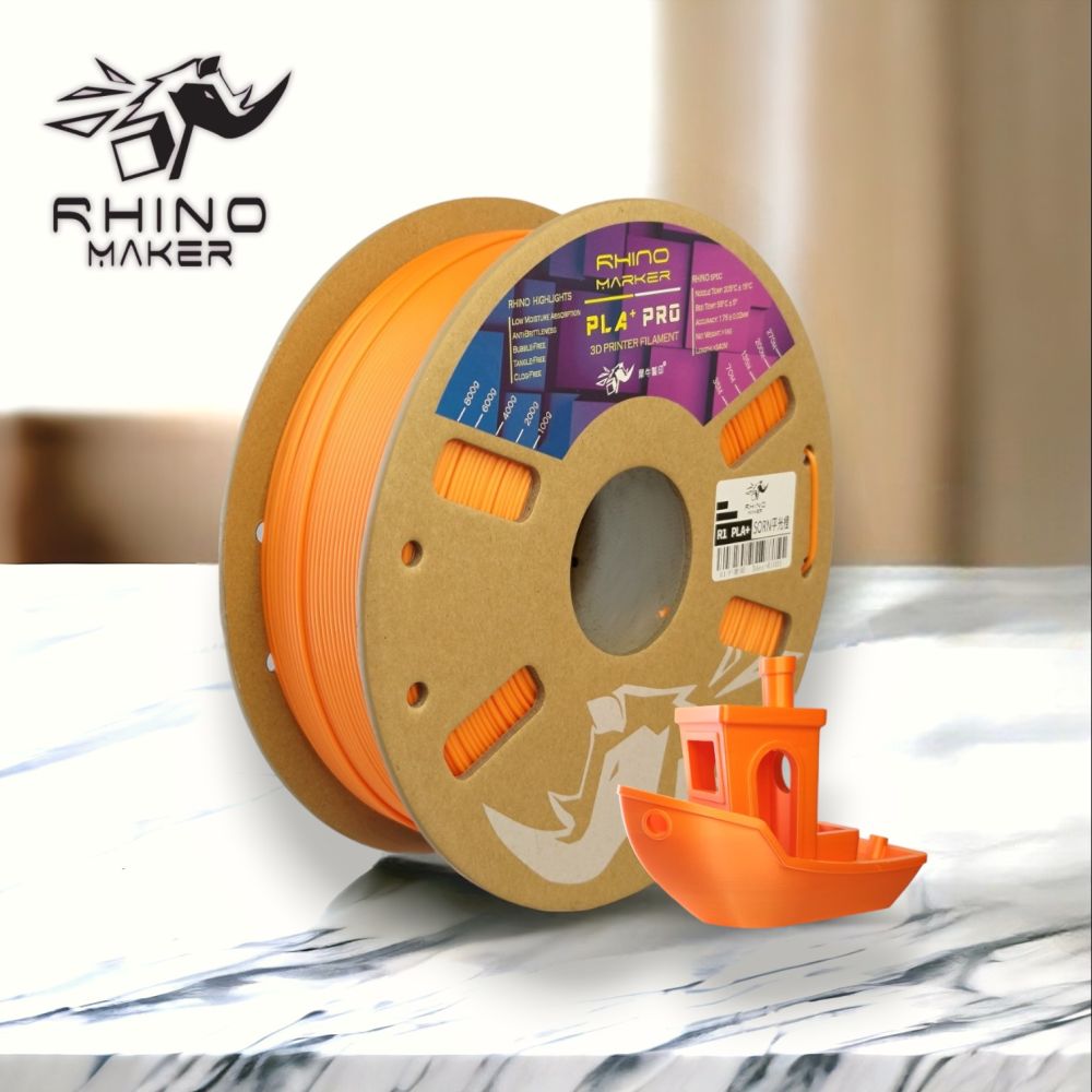 【RMK】平奢犀R1 PLA+ SORN 平光橙 1.75mm 1kg 3D列印線材 RHINOMAKER 犀牛製印