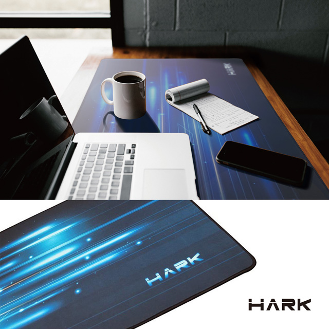 【HARK】超大鼠墊/辦公室桌墊 (90x40cm) - 星光黑邊