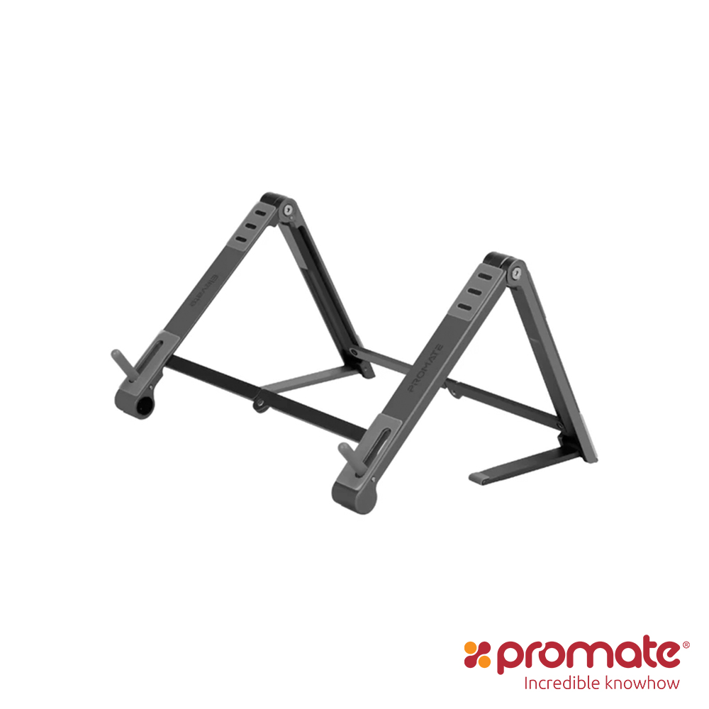 Promate 鋁合金筆電平板手機折疊支架(Elevate)
