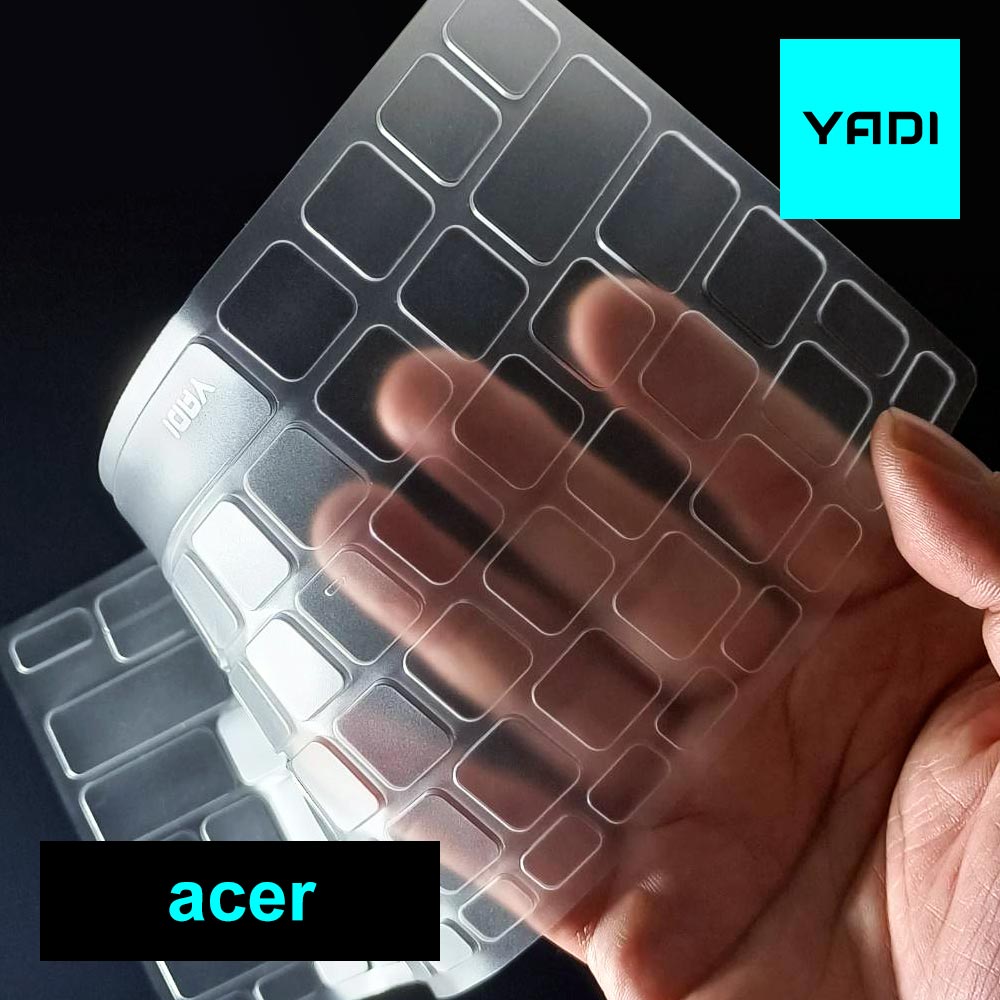 【YADI】ACER Swift3-15（SF315-51G-8838）專用 TPU 鍵盤保護膜/高透/抗菌/防塵/防水/非矽膠