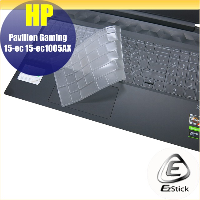 HP Pavilion Gaming 15-ec 系列適用 奈米銀抗菌TPU鍵盤膜