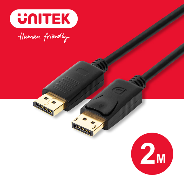 UNITEK DisplayPort 1.2版傳輸線(2M)