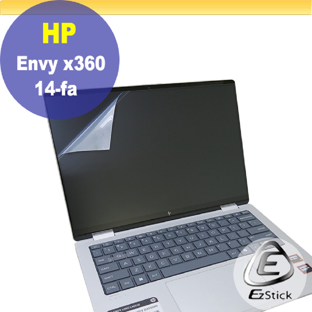 HP Envy x360 14-fa 14-fa0023dx 靜電式筆電LCD液晶螢幕貼 14吋寬