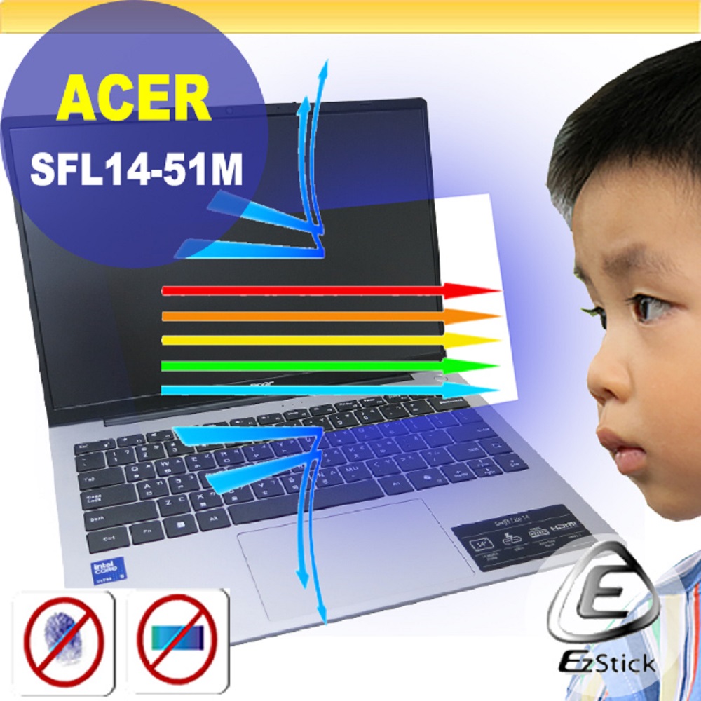 ACER Swift Lite SFL14-51M 防藍光螢幕貼 抗藍光 (14吋寬)