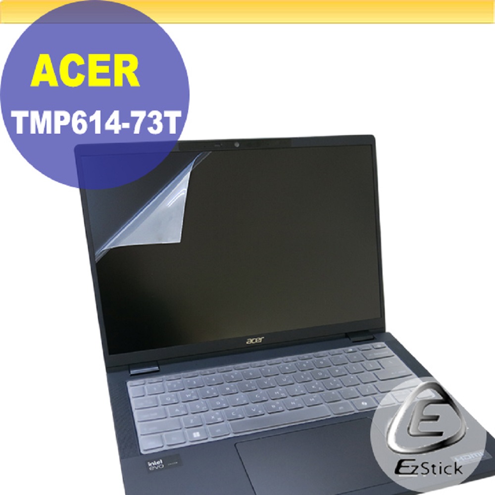 ACER TravelMate P6 TMP614-73T 靜電式筆電LCD液晶螢幕貼 14.4吋寬