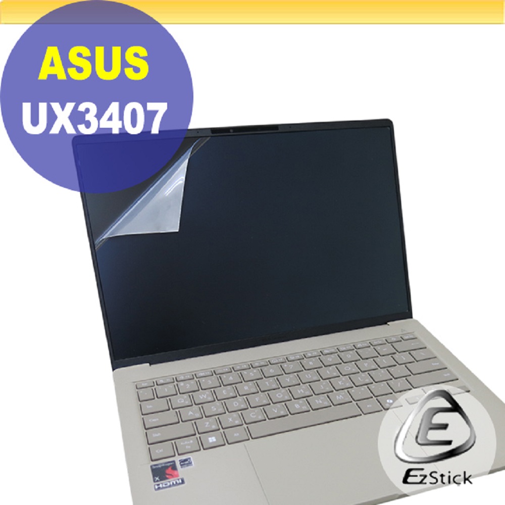 ASUS UX3407 UX3407QA 靜電式筆電LCD液晶螢幕貼 14吋寬 螢幕貼