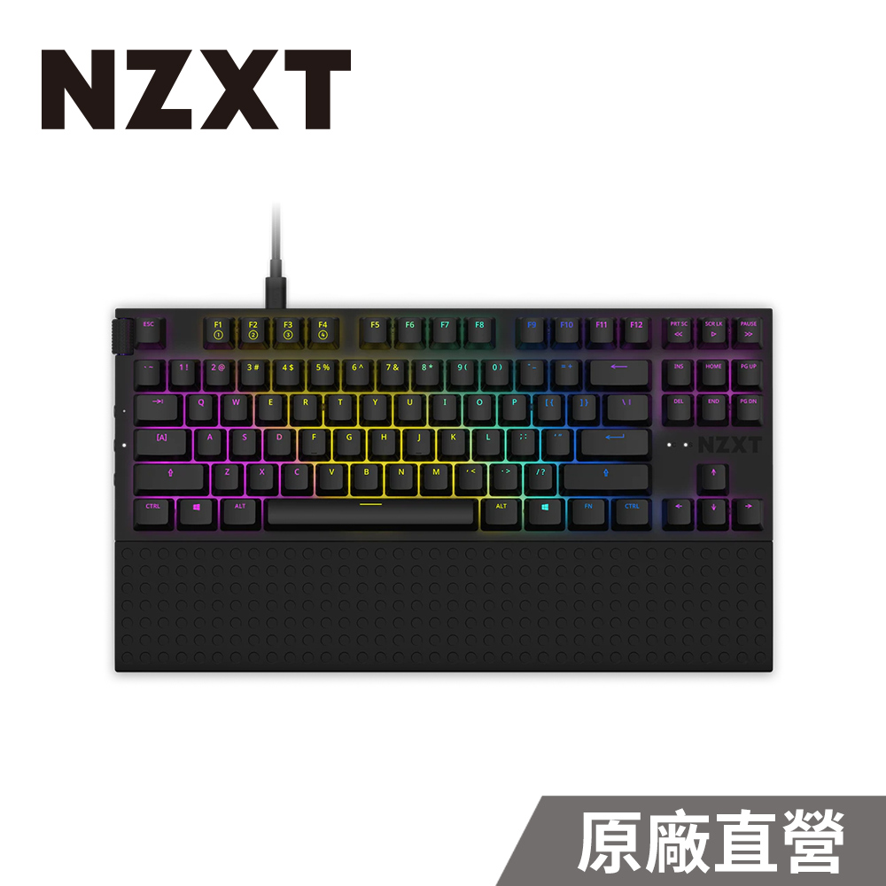 NZXT美商恩傑 Function TKL 80% 模組化靜音機械鍵盤 (黑色)