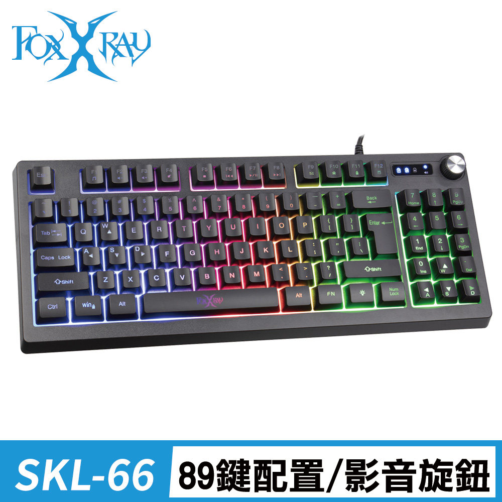 FOXXRAY 阿維斯戰狐89鍵電競鍵盤(FXR-SKL-66)