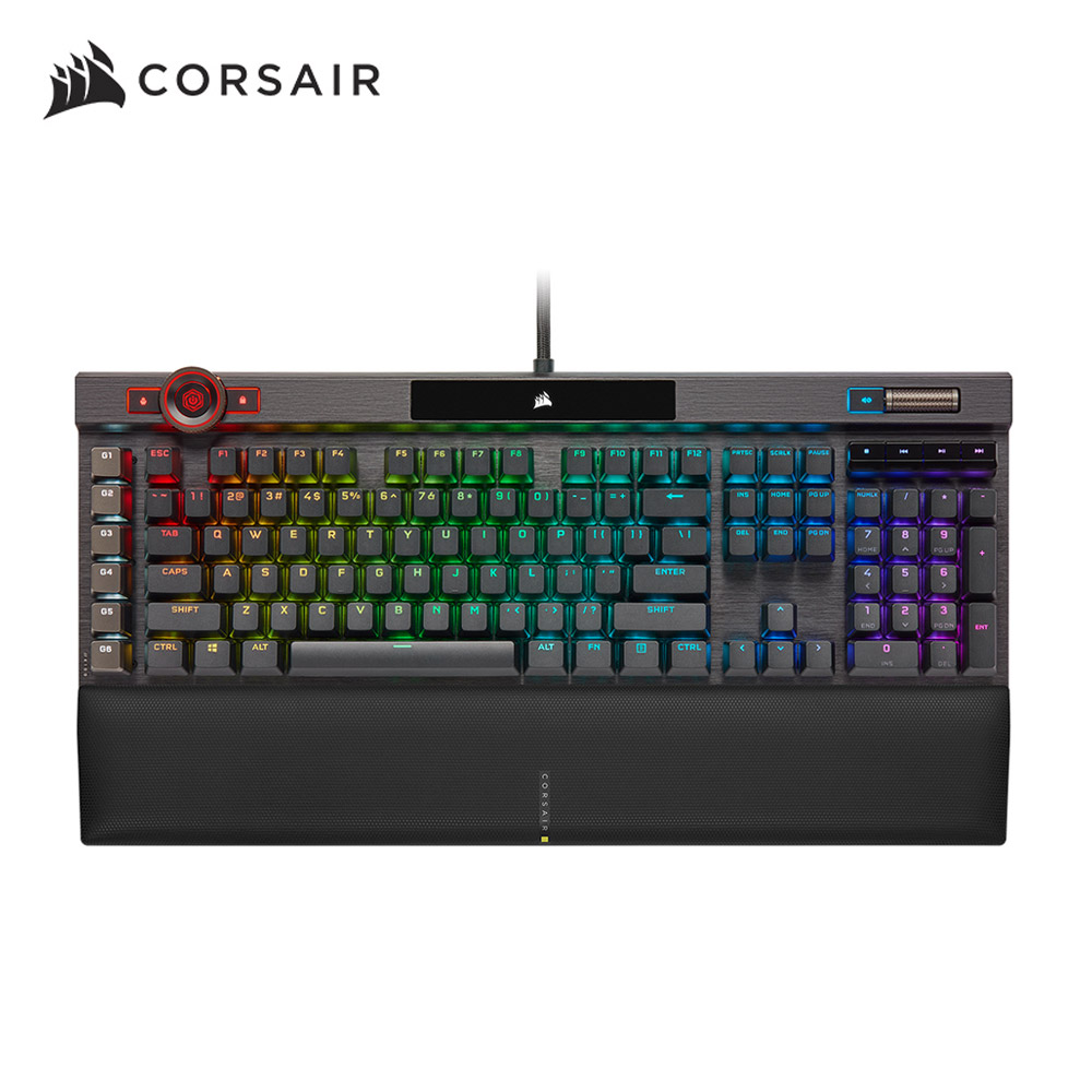 海盜船 CORSAIR K100 銀軸RGB OPX CHERRY MX 英文機械式電競鍵盤