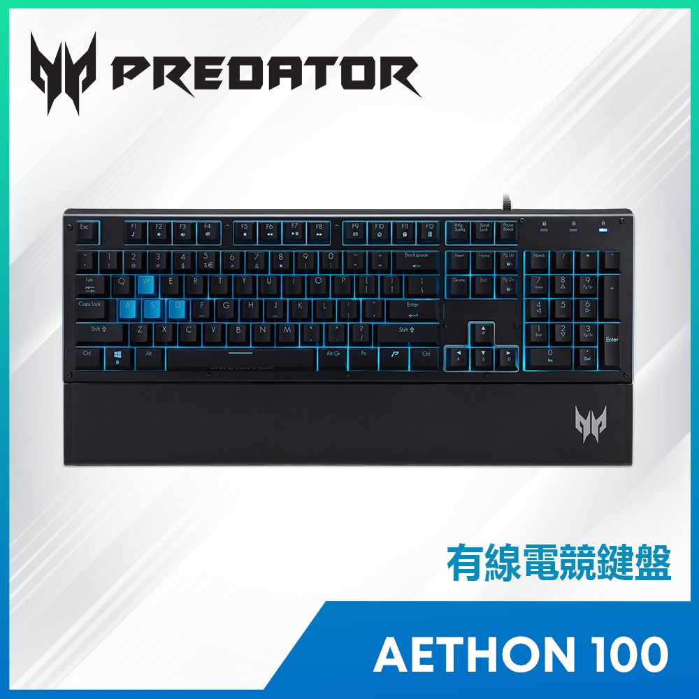 PREDATOR AETHON 100有線電競鍵盤